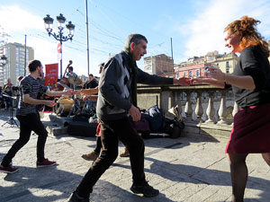 Nadal 2016. Girona Christmas Swing a la Rambla de la Llibertat