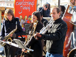 Nadal 2016. Girona Christmas Swing a la Rambla de la Llibertat