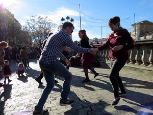 Nadal 2016. Girona Christmas Swing a la Rambla de la Llibertat