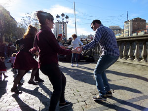 Nadal 2016. Girona Christmas Swing a la Rambla de la Llibertat