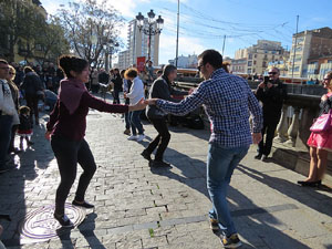 Nadal 2016. Girona Christmas Swing a la Rambla de la Llibertat