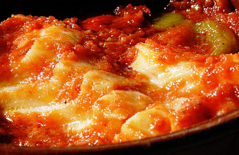 Bacall&agrave; amb samfaina