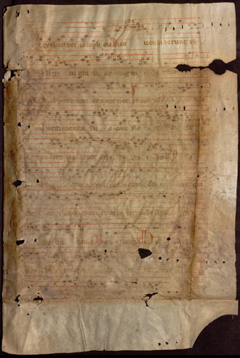 Responsoris per a l'ofici de matines del tercer diumenge de Quaresma. Segle XIV