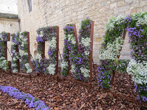 Temps de Flors 2016. Els absis de Sant Pere de Galligants i la llera del Galligants