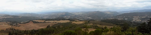 Panor&agrave;mica des de la Torre Magdala de R&egrave;nnas del Cast&egrave;lh