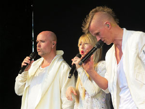 Festival A Capella 2017. Actuaci&oacute; del grup Fork a la pla&ccedil;a de la Independ&egrave;ncia