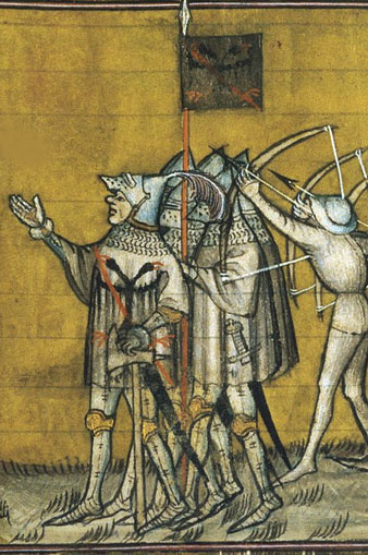 Bertrand de Guesclin, capit&agrave; de les Companyies Blanques