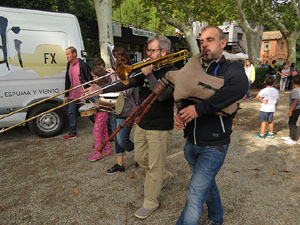 Festa del barri de la Devesa-G&uuml;ell 2017. Els nous capgrossos, el Jardiner i la Farinera