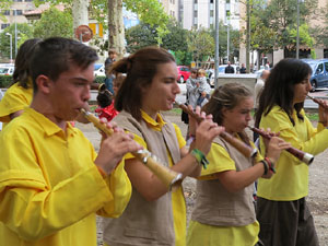 Festa del barri de la Devesa-G&uuml;ell 2017. Els nous capgrossos, el Jardiner i la Farinera