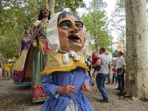 Festa del barri de la Devesa-G&uuml;ell 2017. Els nous capgrossos, el Jardiner i la Farinera