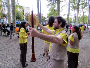 Festa del barri de la Devesa-G&uuml;ell 2017. Els nous capgrossos, el Jardiner i la Farinera