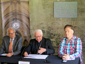600 aniversari de la nau &uacute;nica de la Catedral de Girona. Presentaci&oacute; de la representaci&oacute; de la Consueta de Sant Jordi cavaller