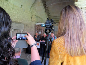 600 aniversari de la nau &uacute;nica de la Catedral de Girona. Presentaci&oacute; de la representaci&oacute; de la Consueta de Sant Jordi cavaller