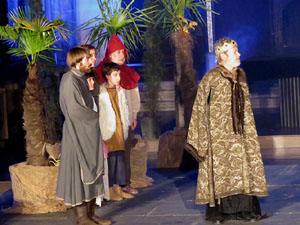 600 aniversari de la nau &uacute;nica de la Catedral de Girona. Representaci&oacute; de la Consueta de Sant Jordi cavaller