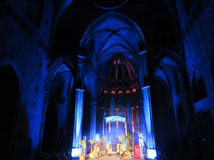 600 aniversari de la nau &uacute;nica de la Catedral de Girona. Representaci&oacute; de la Consueta de Sant Jordi cavaller