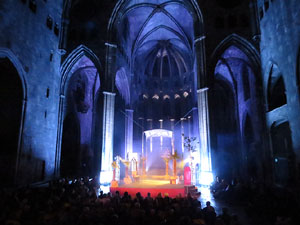 600 aniversari de la nau &uacute;nica de la Catedral de Girona. Representaci&oacute; de la Consueta de Sant Jordi cavaller