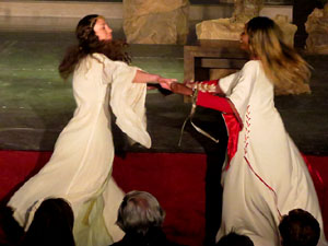 600 aniversari de la nau &uacute;nica de la Catedral de Girona. Representaci&oacute; de la Consueta de Sant Jordi cavaller