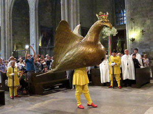 Corpus 2017 a Girona. El ball de l'&Agrave;liga a la Catedral de Girona
