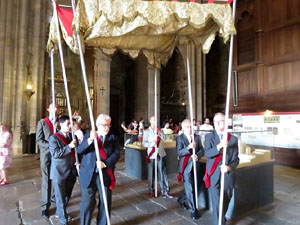 Corpus 2017 a Girona. La process&oacute; des de la Catedral a la bas&iacute;lica de Sant Feliu de Girona