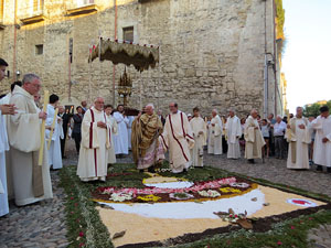 Corpus 2017 a Girona. La process&oacute; des de la Catedral a la bas&iacute;lica de Sant Feliu de Girona