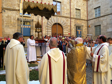 Corpus 2017. La process&oacute; des de la Catedral a la bas&iacute;lica de Sant Feliu de Girona