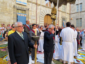 Corpus 2017 a Girona. La process&oacute; des de la Catedral a la bas&iacute;lica de Sant Feliu de Girona