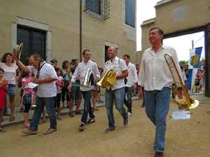 Festa Major de Sant Daniel 2017 - Cercavila des del mirador de Montorr&oacute; a la placeta d'entrada del Monestir de Sant Daniel
