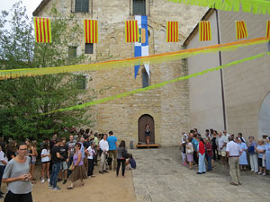 Festa Major de Sant Daniel 2017 - Cercavila des del mirador de Montorr&oacute; a la placeta d'entrada del Monestir de Sant Daniel