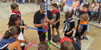 Danses a la placeta del monestir