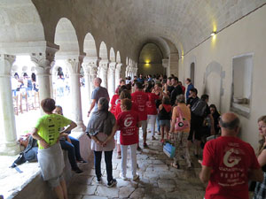 Festa Major de Sant Daniel 2017 - Audici&oacute; i ballada de la Sardana de les monges al claustre del Monestir de Sant Daniel