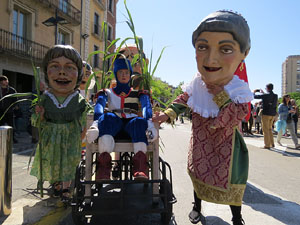 Festes de Primavera de Girona 2017. Penjada del Tarl&agrave;. La cercavila
