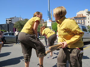 Festes de Primavera de Girona 2017. Penjada del Tarl&agrave;. La cercavila