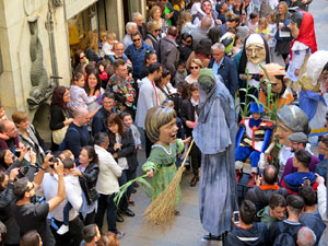 Festes de Primavera de Girona 2017. Penjada del Tarl&agrave;