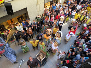 Festes de Primavera de Girona 2017. Penjada del Tarl&agrave;