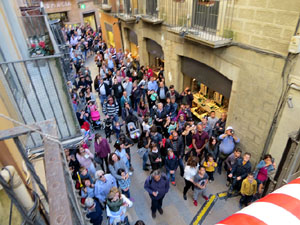 Festes de Primavera de Girona 2017. Penjada del Tarl&agrave;