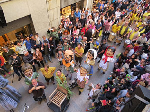 Festes de Primavera de Girona 2017. Penjada del Tarl&agrave;