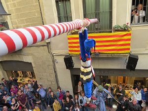 Festes de Primavera de Girona 2017. Penjada del Tarl&agrave;