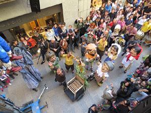 Festes de Primavera de Girona 2017. Penjada del Tarl&agrave;