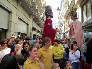 Festes de Primavera de Girona 2017. Penjada del Tarl&agrave;. El preg&oacute;