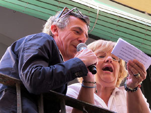 Festes de Primavera de Girona 2017. Penjada del Tarl&agrave;. El preg&oacute;