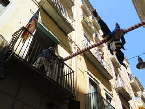 Festes de Primavera de Girona 2017. Penjada del Tarl&agrave;. El preg&oacute;