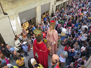 Festes de Primavera de Girona 2017. Penjada del Tarl&agrave;. El preg&oacute;