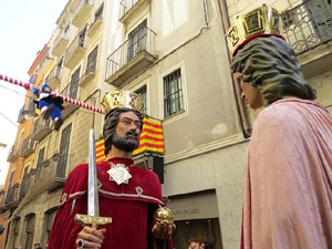 Festes de Primavera de Girona 2017. Penjada del Tarl&agrave;. El preg&oacute;