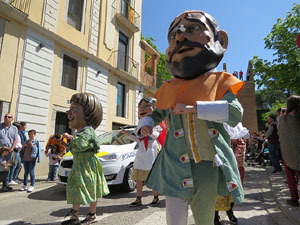 Festes de Primavera de Girona 2017. Penjada del Tarl&agrave;. La cercavila