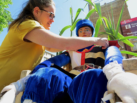 Festes de Primavera de Girona 2017. Cercavila amb el Tarl&agrave;