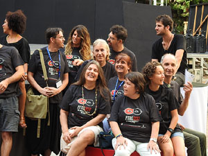 FITAG 2017 - Fotografia de grup de l'equip a la Casa de Cultura de Girona