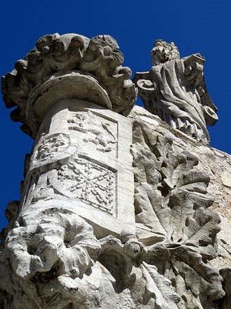 Detall del baluard de Sant Francesc, actualment monument al defensors de Girona durant el setges napole&ograve;nics