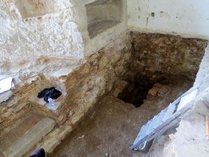 Troballa d'un potent pany de muralla en una casa del carrer Argenteria de Girona