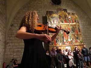 Nit dels Museus 2017. Espectacle de m&uacute;sica i dansa al Museu d'Art