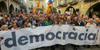 Recolzament a l'alcaldessa. La manifestaci&oacute;